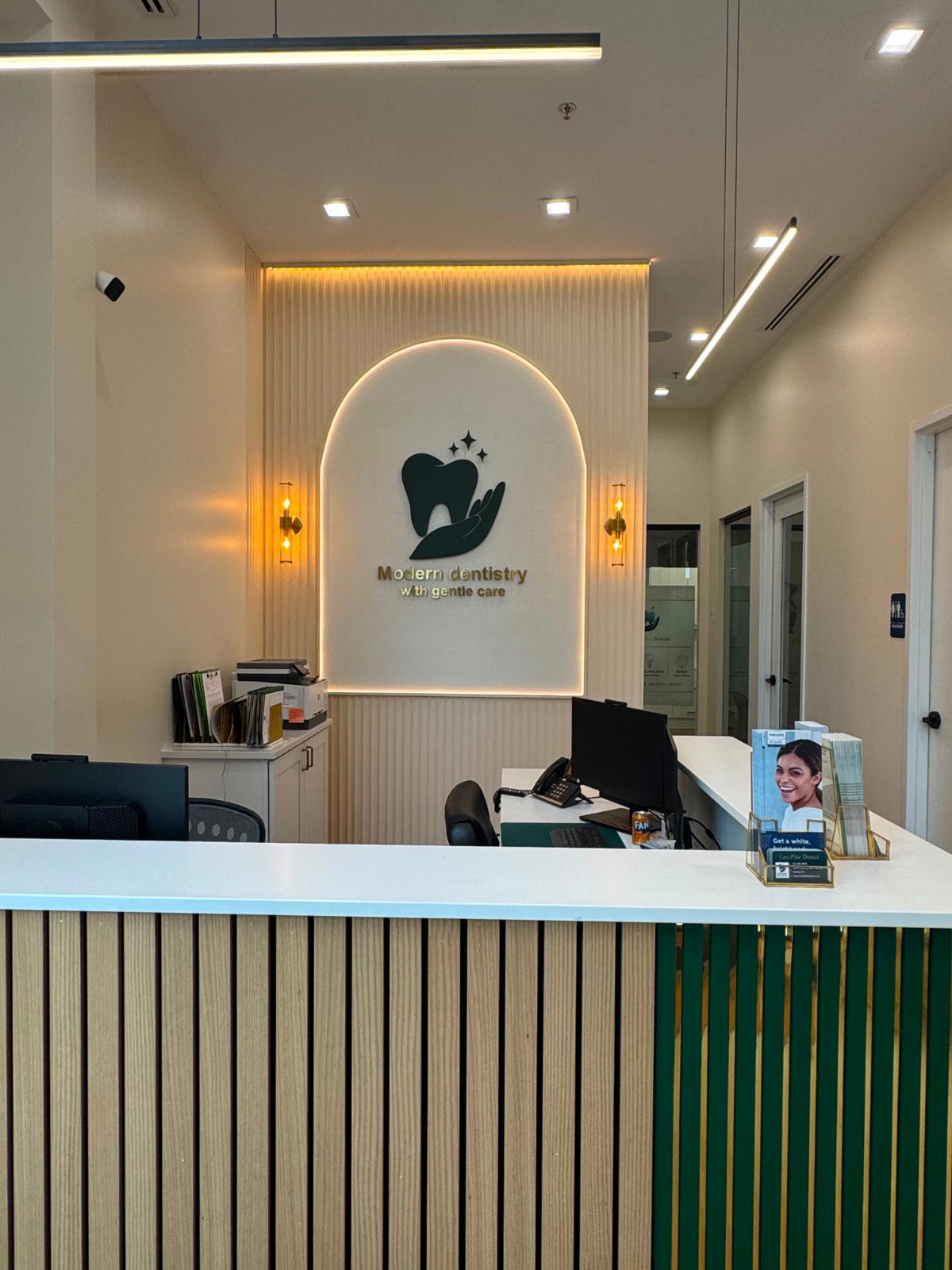 Modern treatment room at LeesPike Dental in Sterling, VA