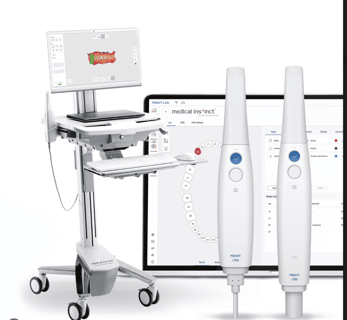 Intraoral digital scanner workstation used at LeesPike Dental