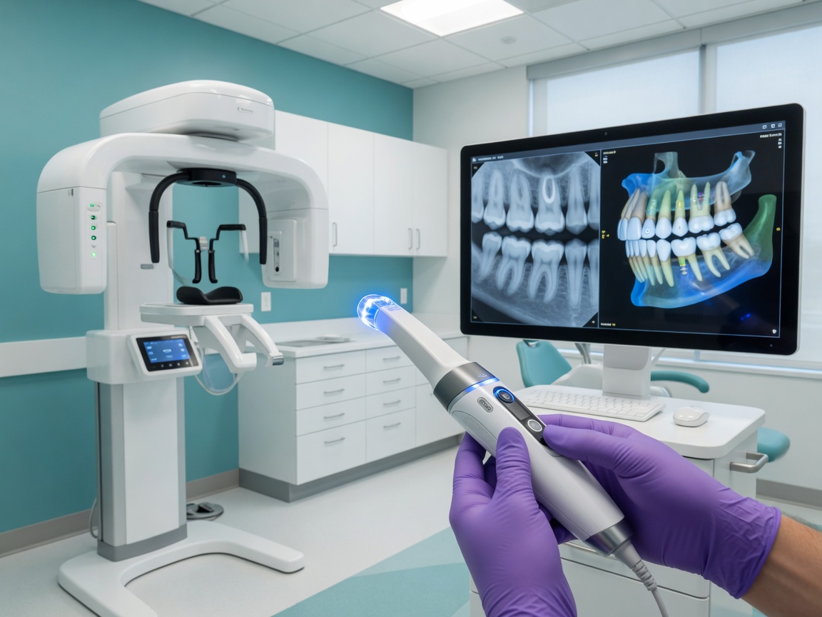 Advanced digital dental imaging and scanner technology used at LeesPike Dental in Sterling