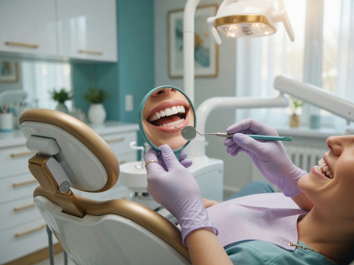 Professional preventive dental cleaning and exam at LeesPike Dental in Sterling, VA