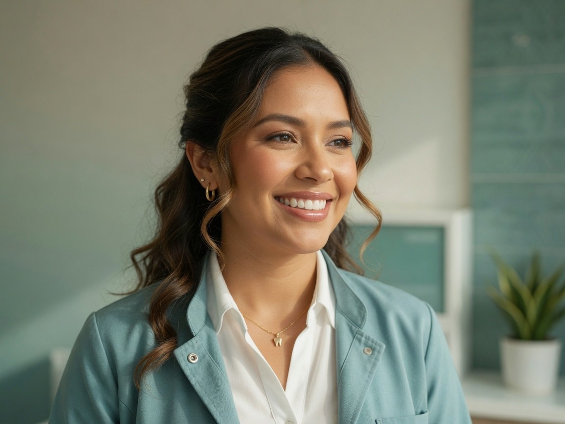 Patient with a confident smile illustrating cosmetic dentistry at LeesPike Dental